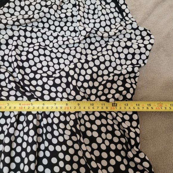 Adrianna Papell Moody Dot Maxi Halter Dress size 4 - Picture 12 of 15